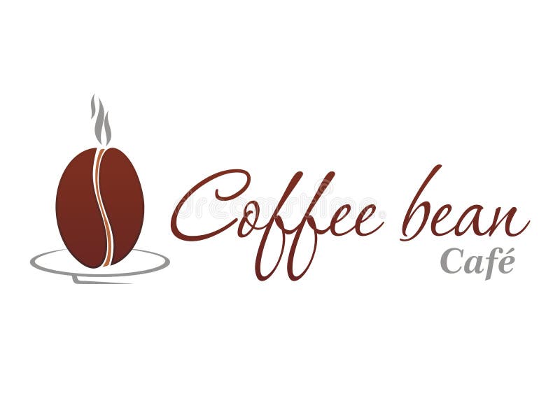 De boon van de koffie logotype