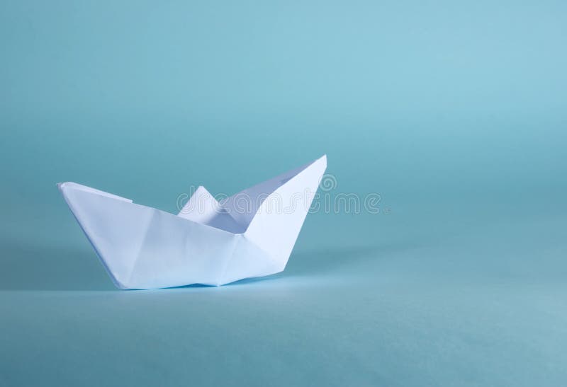 Papieren bootje stock afbeelding