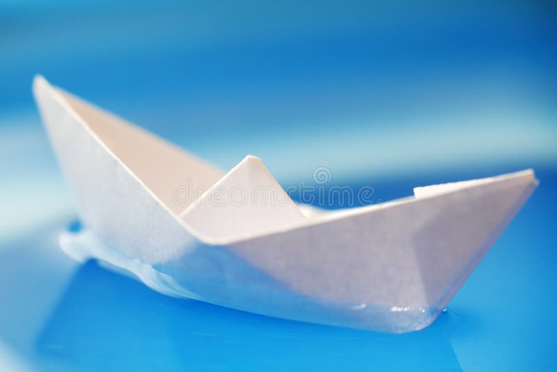 Papieren Boot royalty-vrije stock foto