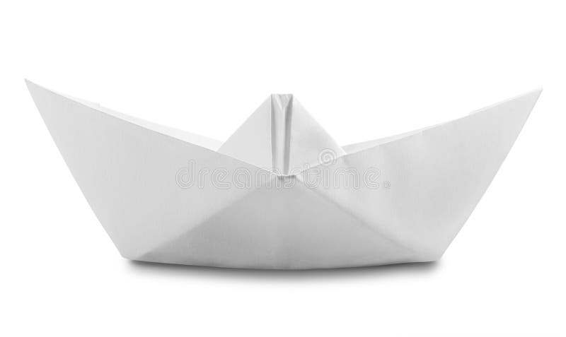 Papieren Bootje royalty-vrije stock afbeeldingen