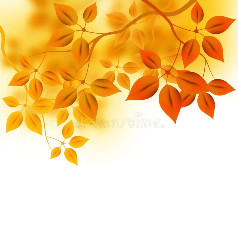 De BosAchtergrond van de herfst stock illustratie De BosAchtergrond van de herfst stock illustratie