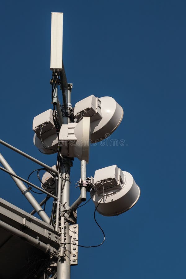 De van GSM antenne stock Image netwerk - 52612448