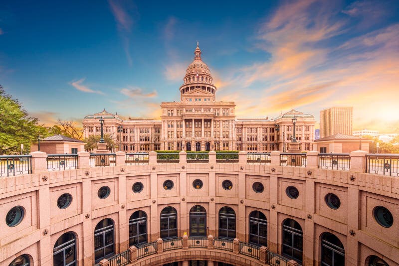 De bouw van het Capitool van de Staat van Texas stock afbeeldingen De bouw van het Capitool van de Staat van Texas stock afbeeldingen