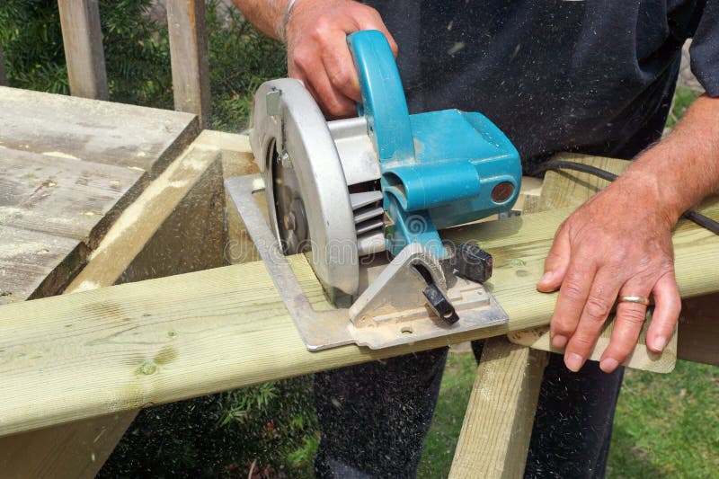De bouw van het dek stock afbeelding De bouw van het dek stock afbeelding