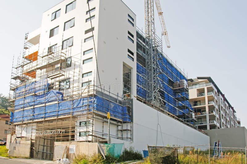 De bouw van vooruitgangsupdate 200 Bij 47 Beane St Gosford Maart, 2019 royalty-vrije stock foto De bouw van vooruitgangsupdate 200 Bij 47 Beane St Gosford Maart, 2019 royalty-vrije stock foto