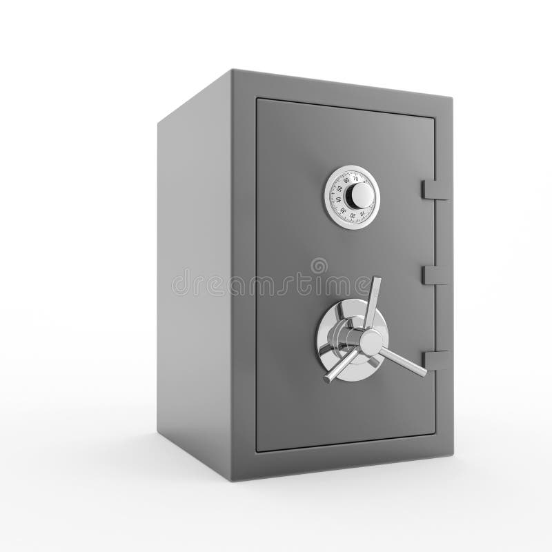 Bankkluis stock illustratie