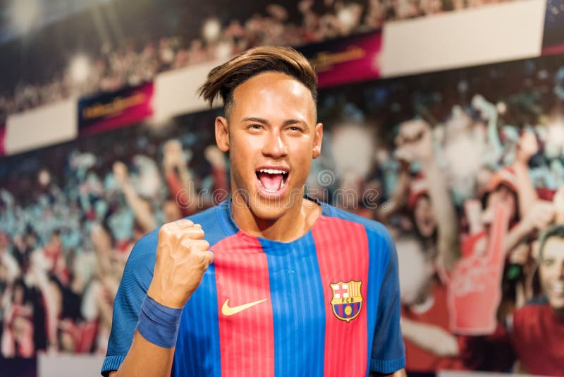 De Braziliaanse Mindere van voetbalsterneymar royalty-vrije stock foto De Braziliaanse Mindere van voetbalsterneymar royalty-vrije stock foto