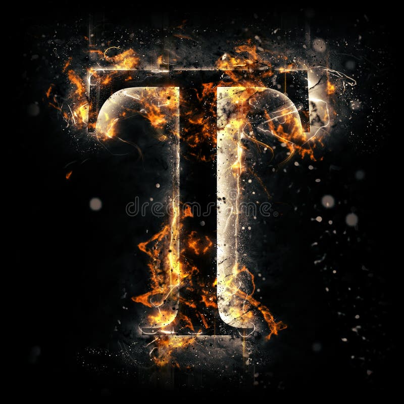 De brief T van de brand