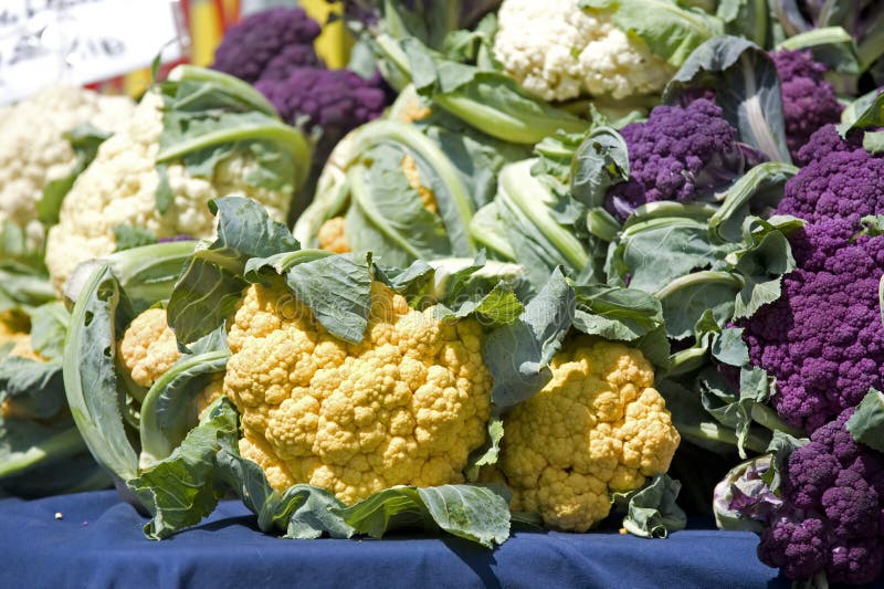 De broccoli van de Markt van landbouwers royalty-vrije stock afbeelding De broccoli van de Markt van landbouwers royalty-vrije stock afbeelding