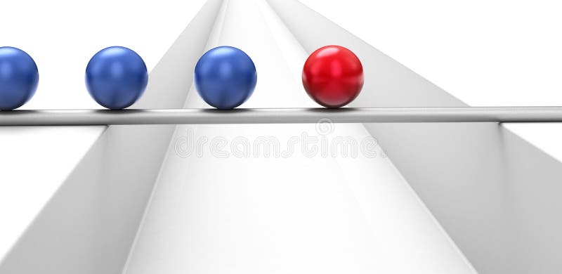 De brug royalty-vrije illustratie