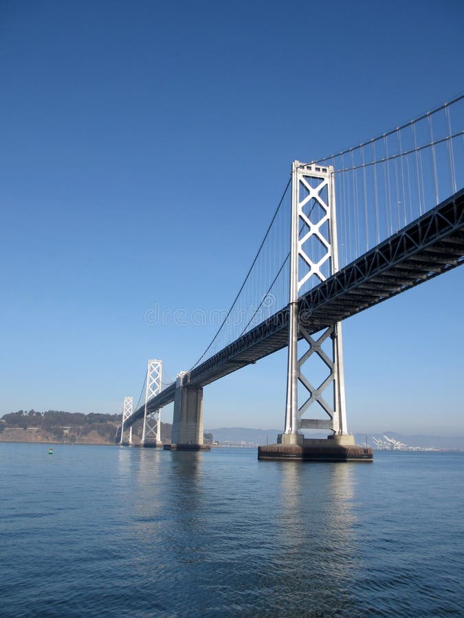 De Brug van de Baai van San Francisco stock foto's De Brug van de Baai van San Francisco stock foto's