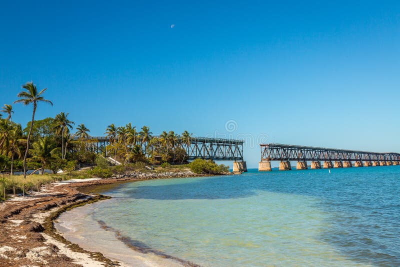 De Brug van het Spoor van Bahia Honda stock foto De Brug van het Spoor van Bahia Honda stock foto