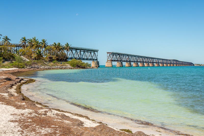De Brug van het Spoor van Bahia Honda stock foto De Brug van het Spoor van Bahia Honda stock foto