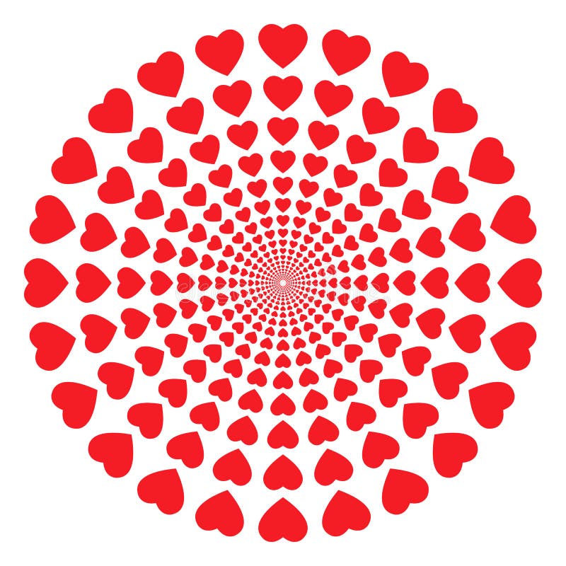 Hartenslang vector illustratie