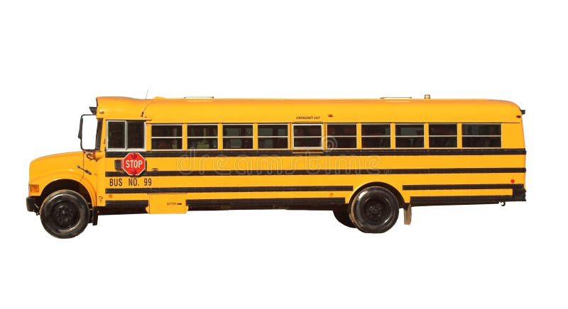 De bus van de school
