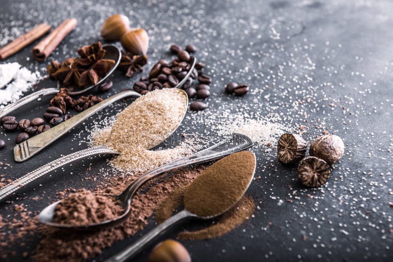 De cacao van het chocoladepoeder royalty-vrije stock afbeelding De cacao van het chocoladepoeder royalty-vrije stock afbeelding
