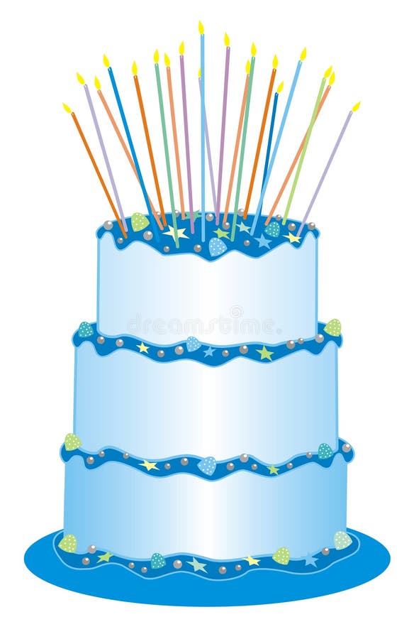 De cake van de verjaardag