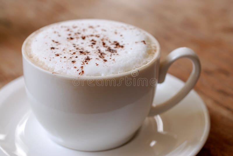 De Cappuccino's van de ochtend stock afbeelding De Cappuccino's van de ochtend stock afbeelding