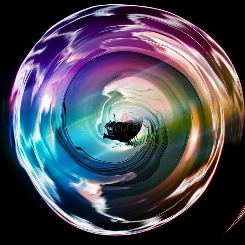 De cirkel vormde 3d symbool stock illustratie De cirkel vormde 3d symbool stock illustratie