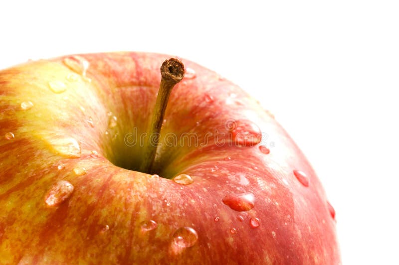 De close-up van de appel