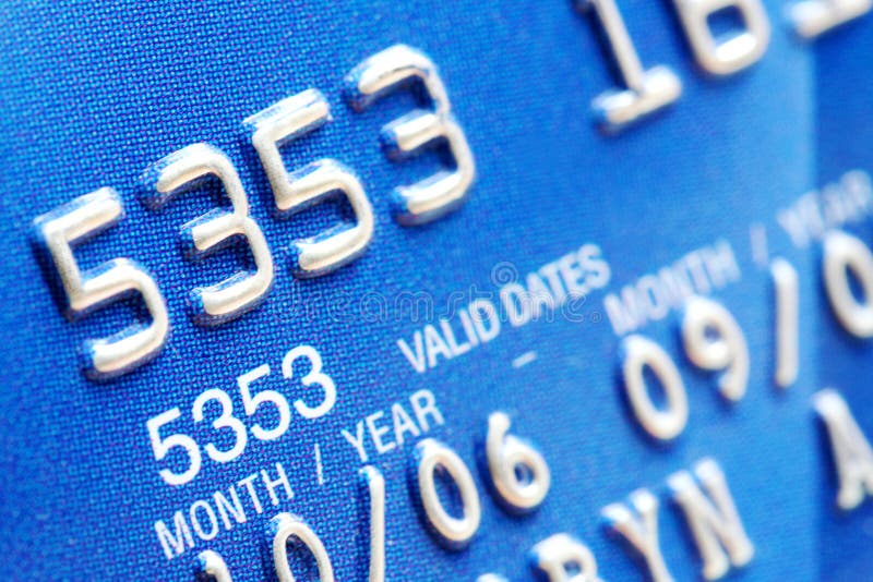 De Close-up van de Creditcard royalty-vrije stock foto De Close-up van de Creditcard royalty-vrije stock foto
