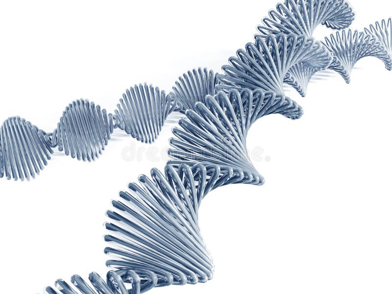 DNA-code stock illustratie