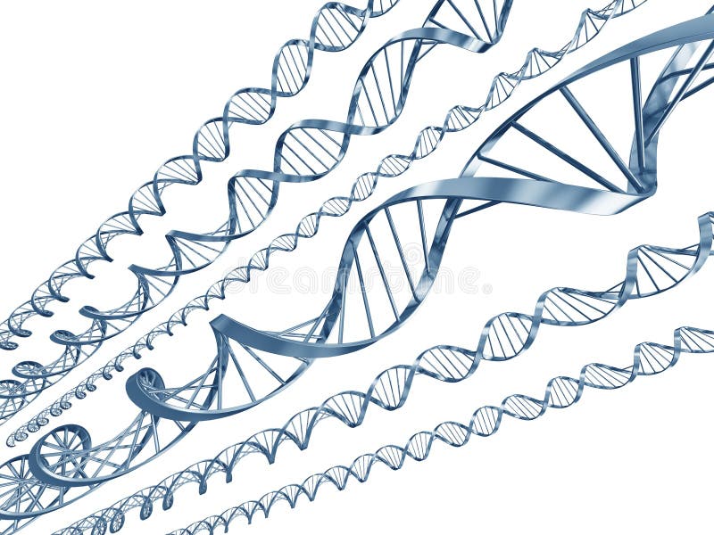 DNA-code stock illustratie