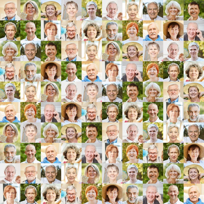 De collage van het oudstenportret als de maatschappijconcept royalty-vrije stock fotografie De collage van het oudstenportret als de maatschappijconcept royalty-vrije stock fotografie