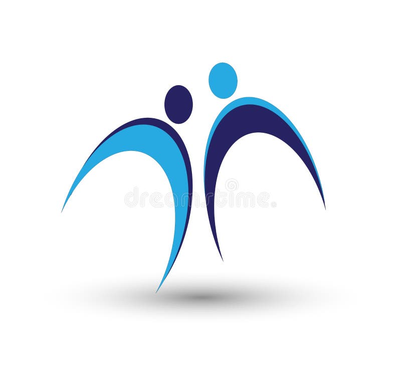 De communautaire mensen geven embleem en symbolenmalplaatje Malplaatje, symbolen stock illustratie De communautaire mensen geven embleem en symbolenmalplaatje Malplaatje, symbolen stock illustratie