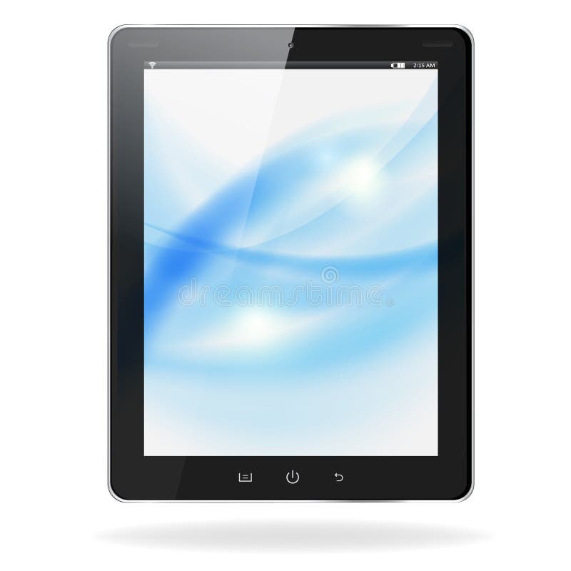 De computer van de tablet stock illustratie De computer van de tablet stock illustratie