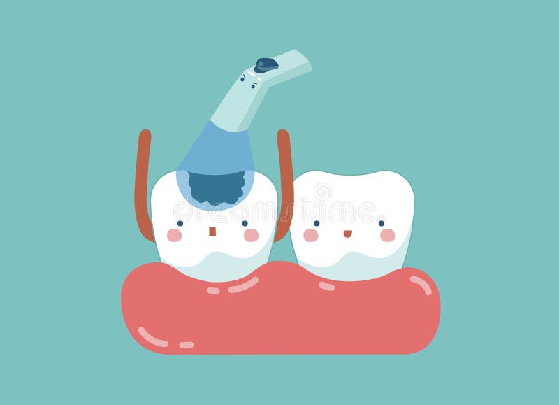De controle rotte omhoog tand, tanden en tandconcept tand vector illustratie De controle rotte omhoog tand, tanden en tandconcept tand vector illustratie