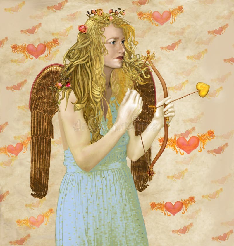 De Cupido van de engel