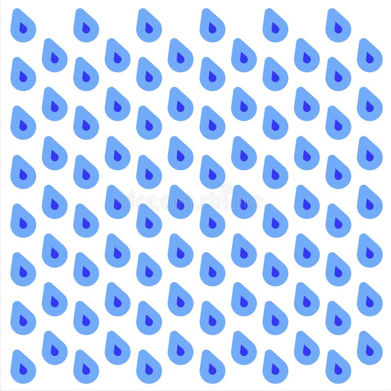 De dalingen van het water over wit Milieu, waterconservati stock illustratie De dalingen van het water over wit Milieu, waterconservati stock illustratie