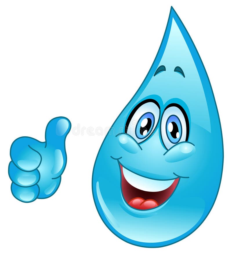 De dalingsbeeldverhaal van het water vector illustratie De dalingsbeeldverhaal van het water vector illustratie