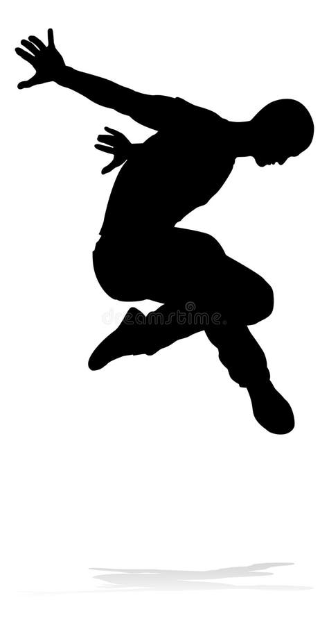 De Danser Silhouette van de straatdans vector illustratie De Danser Silhouette van de straatdans vector illustratie