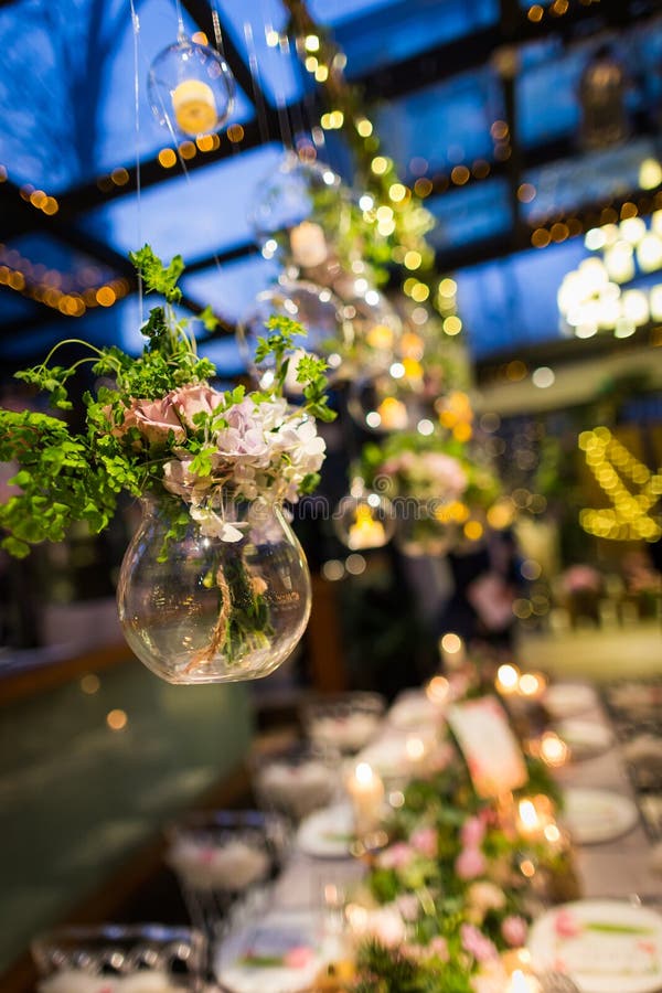De decoratie van het huwelijk stock foto De decoratie van het huwelijk stock foto
