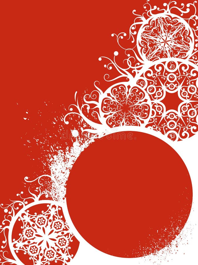 De decoratie van Kerstmis van Grunge stock illustratie De decoratie van Kerstmis van Grunge stock illustratie
