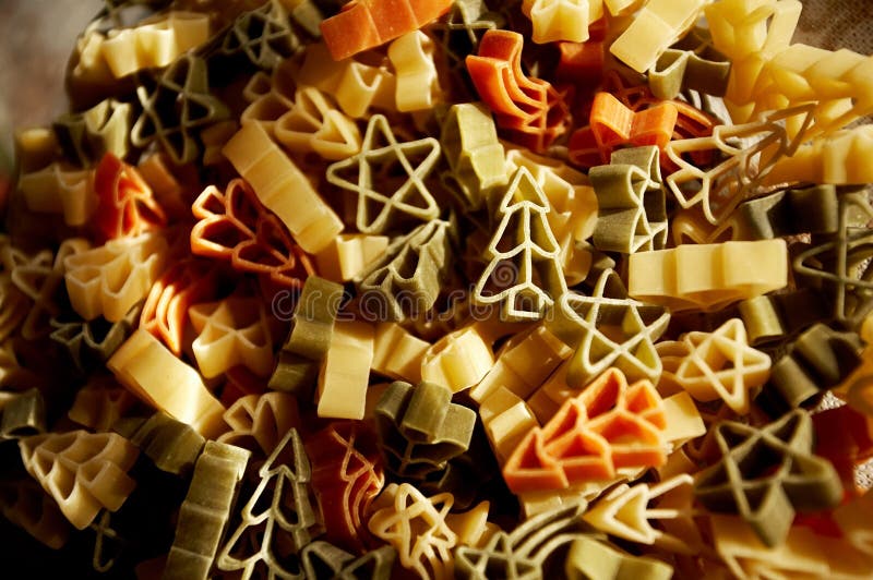 De deegwaren van Kerstmis stock foto's De deegwaren van Kerstmis stock foto's