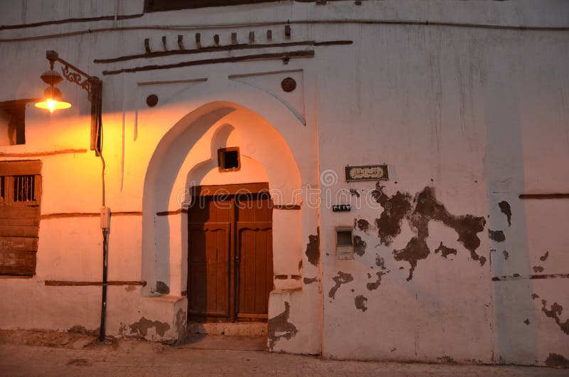 De Deur, Historisch District Jeddah stock afbeeldingen De Deur, Historisch District Jeddah stock afbeeldingen