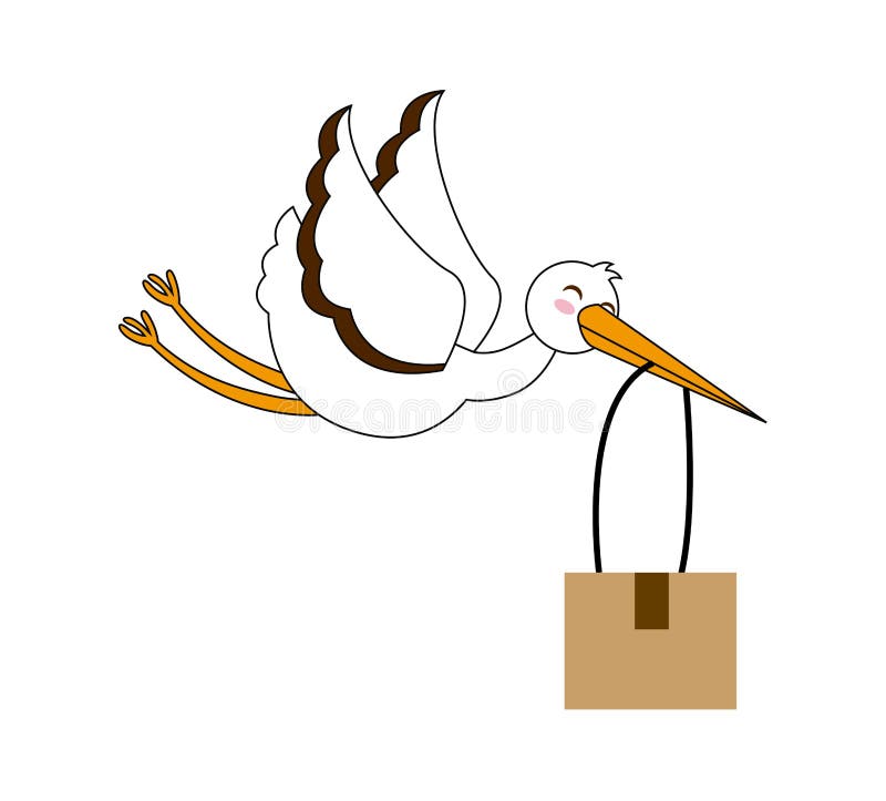 De dienst van de levering royalty-vrije illustratie De dienst van de levering royalty-vrije illustratie
