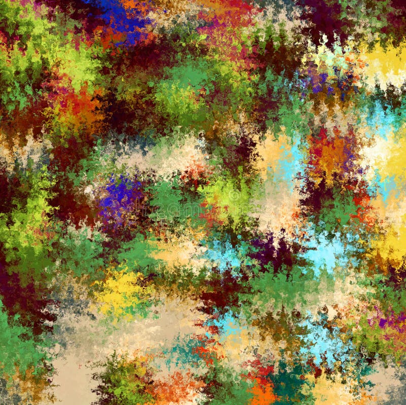 De digitale het Schilderen Abstracte Spatverf in Kleurrijke Levendige Rustieke Militaire Camouflage kleurt Achtergrond vector illustratie De digitale het Schilderen Abstracte Spatverf in Kleurrijke Levendige Rustieke Militaire Camouflage kleurt Achtergrond vector illustratie