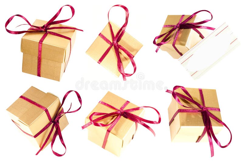 De dozen van de gift stock foto De dozen van de gift stock foto