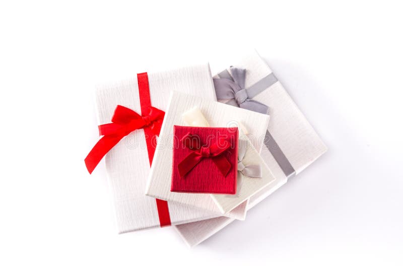 De dozen van de verscheidenheidsgift royalty-vrije stock fotografie