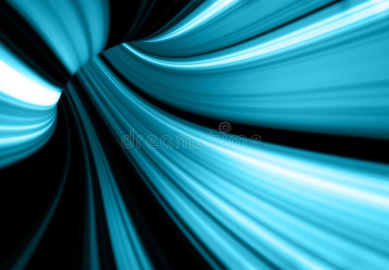 Moving at high speed in a tunnel with blurred lights. Moving at high speed in a tunnel with blurred lights