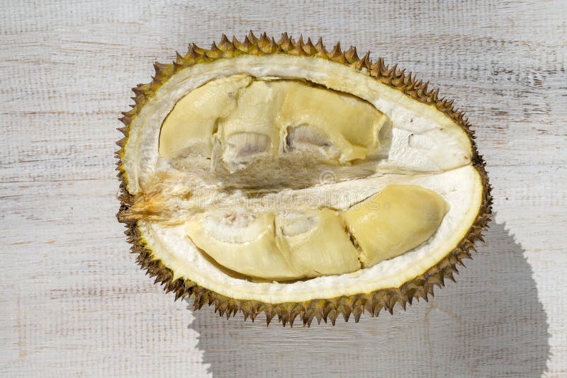 De durian koning van vruchten, sluit omhoog Eiland Bali, Indonesië stock afbeeldingen De durian koning van vruchten, sluit omhoog Eiland Bali, Indonesië stock afbeeldingen