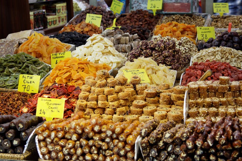 De Egyptische Markt Istanboel van het Kruid