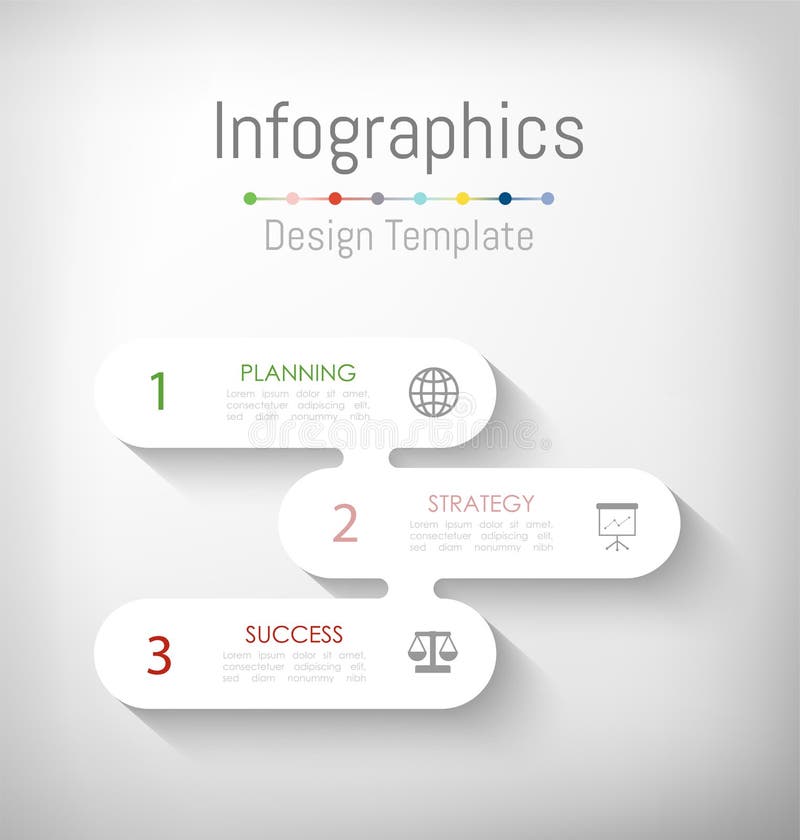 De elementen van het Infographicontwerp voor uw bedrijfsgegevens met 3 opties, delen, stappen, chronologie of processen Vector vector illustratie De elementen van het Infographicontwerp voor uw bedrijfsgegevens met 3 opties, delen, stappen, chronologie of processen Vector vector illustratie
