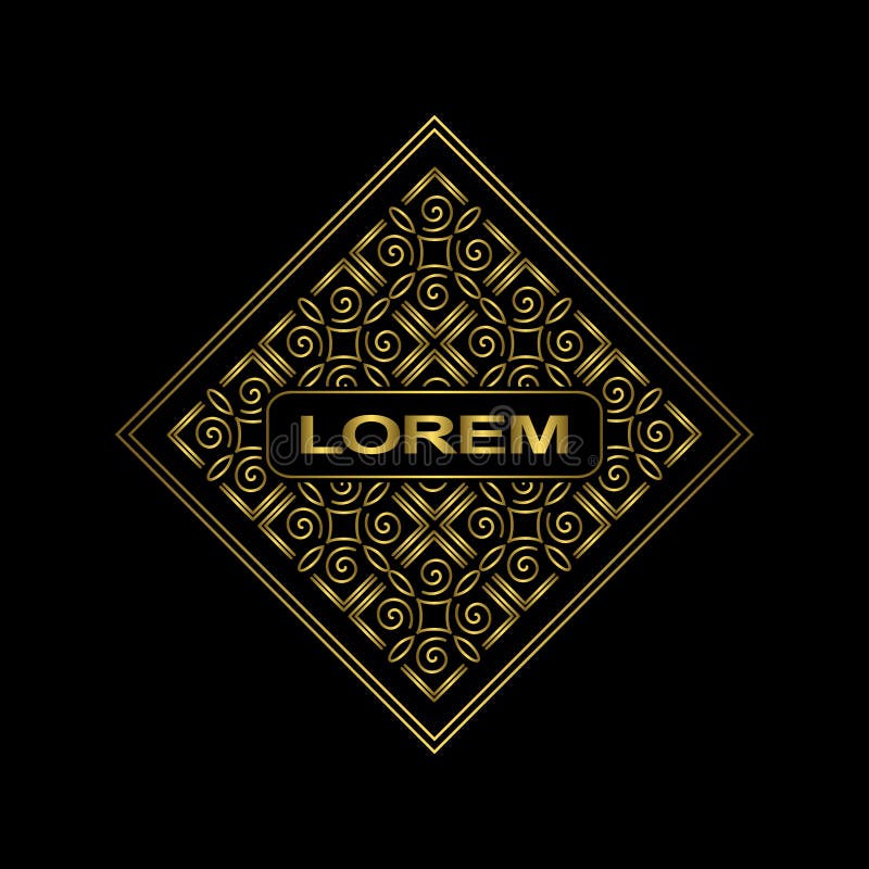De elementen van het monogramontwerp, bevallig malplaatje Elegant het embleemontwerp van de lijnkunst vector illustratie De elementen van het monogramontwerp, bevallig malplaatje Elegant het embleemontwerp van de lijnkunst vector illustratie