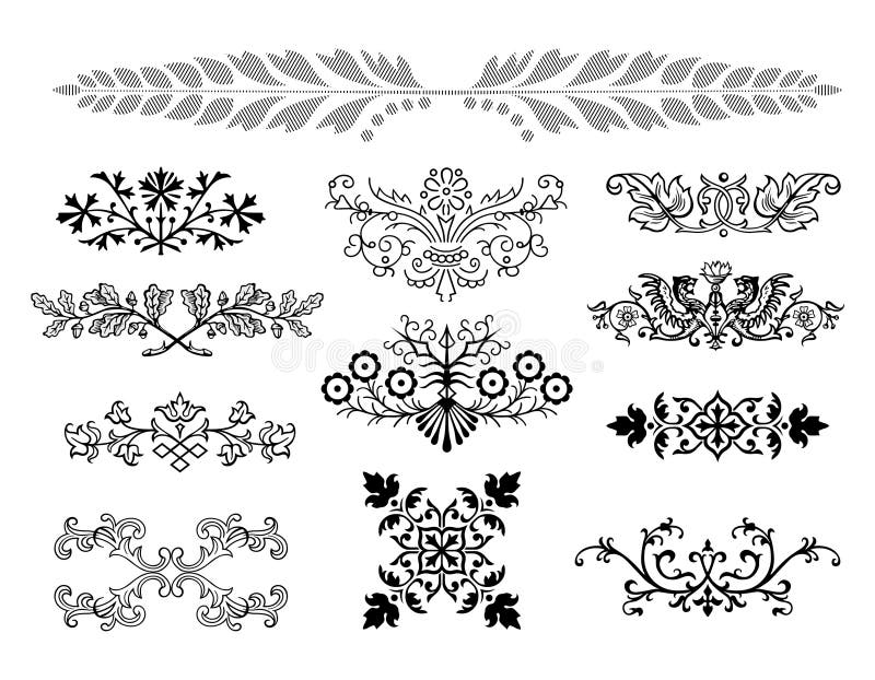 De elementen van het ontwerp vector illustratie De elementen van het ontwerp vector illustratie