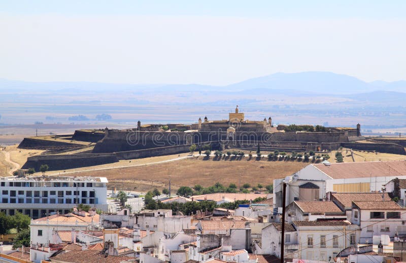 de elvas fortluzia nära portugal santa arkivfoto de elvas fortluzia nära portugal santa arkivfoto
